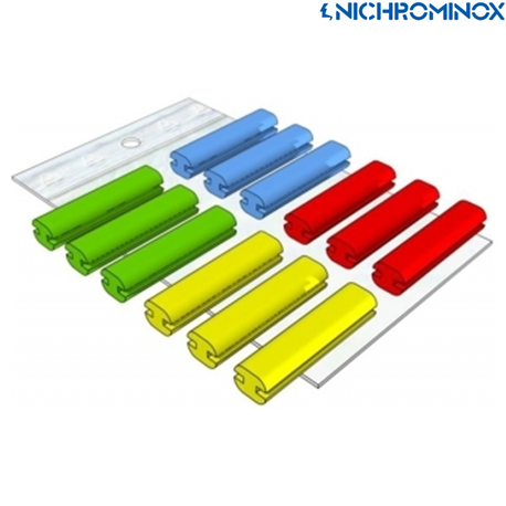 Nichrominox Silicone Indicator strips,21mm, 12pieces/pack